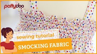 How to smockshirr fabric easily with your sewing machine [upl. by Flynn109]