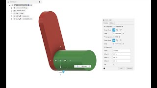 PLTW  IED  Activity 213  Revolute Assembly Joint Constraint In Fusion 360 [upl. by La]