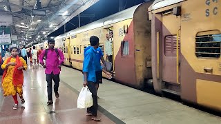 Passengers Running For Seats Puducherry  Kakinada Port Circer Express Announcement  IndianRailways [upl. by Tarah]