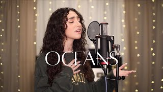 Oceans  Hillsong United cover by Genavieve Linkowski  Collab w Anthem Worship  MassAnthem [upl. by Marj]