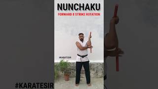 BEST NUNCHAKU TRICK FOR BEGINNERS  nunchaku nunchakututorial karatesir [upl. by Jeffcott]