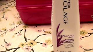 Matrix Biolage Hydrasource Conditioner for Dry Hair REVIEW [upl. by Ahsinik354]