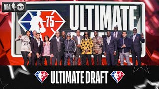 NBA 75 Ultimate Draft  NBA on TNT [upl. by Aronoel]