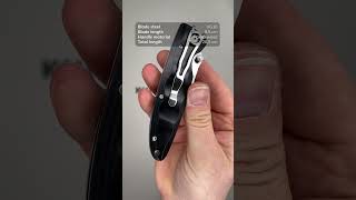 Mcusta MC 17V Classic Wave black pakkawood pocket knife [upl. by Acinnej]