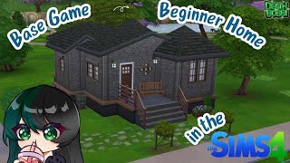 Base Game Beginner Home Build in The Sims 4 [upl. by Sankey422]