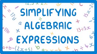 GCSE Maths  How to Simplify Algebraic Expressions 27 [upl. by Savihc]