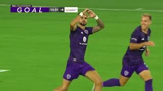 Goal Arturo Ordóñez wins it in stoppage time for LouCity over Tampa Bay [upl. by Xirdnek305]