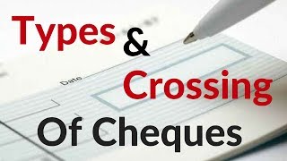 Types and Crossing of Cheques [upl. by Memory268]