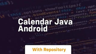 calendar java android [upl. by Kain]