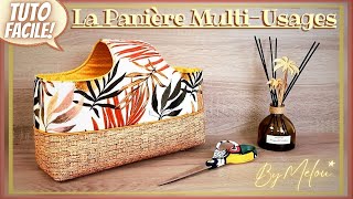 🎀 TUTO DIY FACILE 🎀 Coudre pasàpas La Panière MultiUsages ByMélou 🥰 [upl. by Shantee]