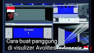 Cara setup visualizer Avolites Quardz amp Tiger Touch Indonesia 🇮🇩 [upl. by Assirat]