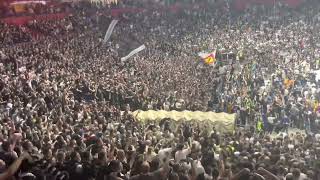 Partizan  Olympiacos GROBARI IN TRANCE SINGING PAOK SONGS [upl. by Adah]