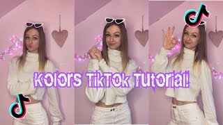 KOLORS TIKTOK DANCE TUTORIAL EASY [upl. by Ashil]