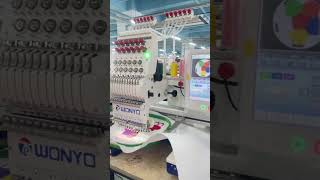 WONYO 5 years warranty lifetime service Free training High Quality Automatic Hat Embroidery Machine [upl. by Anelahs]