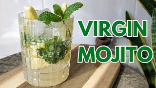 Classic Mojito Mocktail NonAlcoholic Cocktail Easy and Delicious Recipe Best Summer Drink [upl. by Tsepmet]