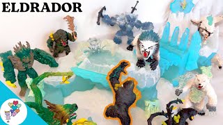 Schleich Eldrador Creatures  Angriff auf die Eisfestung  DschungelWelt vs EisWelt [upl. by Meri]