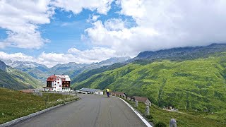 Furka Pass Scenic Drive 4K  Grimsel Pass to Andermatt Switzerland [upl. by Hellene]