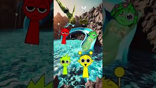 Party in the secret pool  Incredibox Sprunki 😍🥰🥳 [upl. by Clellan]