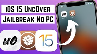 iOS 15 Uncover Jailbreak  How To jailbreak iOS 1571571 no PC [upl. by Yhtomit]