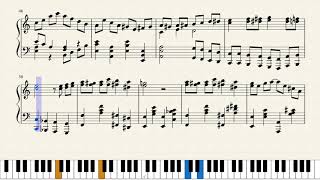 Final Fantasy IX  Spleepless city Treno Piano Sheet [upl. by Ativad]