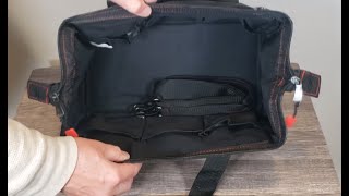 WORKPRO 14 inch Multi pocket Tool Bag still holding up [upl. by Kennan]