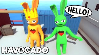 Two Giant Ragdoll Bunnies  Havocado Gameplay [upl. by Neyut]