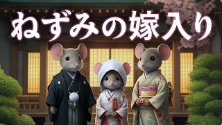 『ねずみの嫁入り』作：楠山正雄【朗読・睡眠導入・読み聞かせ・作業用BGM】 [upl. by Hescock87]