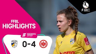 FC Carl Zeiss Jena  Eintracht Frankfurt  Highlights FLYERALARM FrauenBundesliga 2122 [upl. by Nhguavad498]