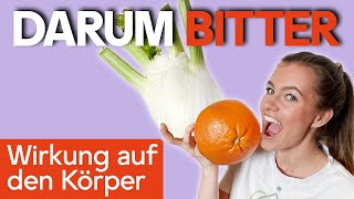 BITTERSTOFFE Wirkung auf den Körper 🥬 – Darum sind Bitterstoffe so gesund für Dich 🙌 [upl. by Ynaitirb]