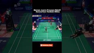 Praveen Melati Hancurkan Pasangan Tiongkok badminton praveenjordan bulutangkis badmintonlovers [upl. by Amos]