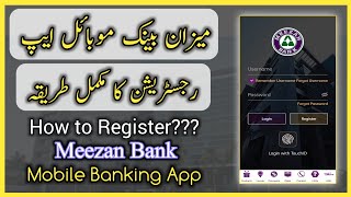 Meezan Bank Mobile app Registration  How to register Meezan Mobile Banking app  mystuff [upl. by Jarad932]