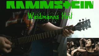 RAMMSTEIN WAIDMANNS HEIL LIVE COVER Richards PARTTAB [upl. by Rramel83]