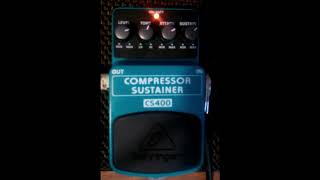 Behringer Cs400 Compressor sustainer Test [upl. by Guild]