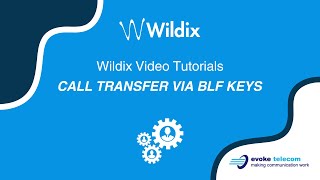 Wildix Collaboration Tutorials  Call Transfer via BLF keys [upl. by Parrnell]