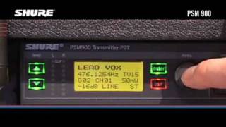 PSM900  How to Set Up a System with a Single Transmitter  Shure [upl. by Ecirbaf]