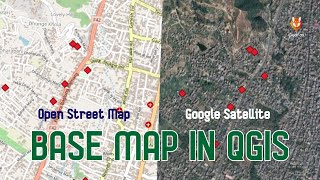 How To Add OpenStreetMap And Google Satellite Imagery Base Map Layer In QGIS  Base Map  GeoFox [upl. by Alliuqahs]