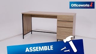 How to assemble the Stockholm Desk [upl. by Eisenstark]