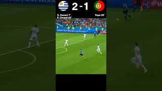 Uruguay VS Portugal 2018 World Cup Highlights football short highlights [upl. by Skricki]