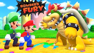 Bowsers Fury  Full Game 100 Walkthrough 2 Player [upl. by Anih]