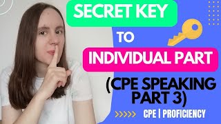 EVERYONE Should KNOW This CPE Speaking Part 3 STRATEGY  CPE Speaking  Proficiency [upl. by Sutelc359]