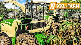 LS19 XXL Farm 73 Die KroneMAISHÄCKSLER starten  LANDWIRTSCHAFTS SIMULATOR 19 [upl. by Elacsap]