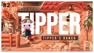 ACNH Tippers Ranch  SpeedbuildTutorial  Happy Home Paradise [upl. by Artkele]