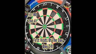 First Visits Of The Day 241 darts pdc lukelittler dartsreviews 180 wdf bdo pdcdarts pdcTV [upl. by Eelyma479]