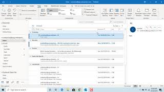 How to Change View Options in Outlook  Office 365 [upl. by Magocsi]