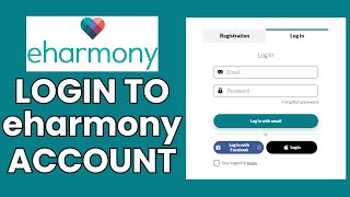 eHarmony Account Sign In How to Login to Your eHarmony Account [upl. by Oirasan187]