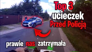 Top 3 Ucieczki Przed Policją Crossem  Motocykliści Vs Policja  Part 2 [upl. by Allemac]