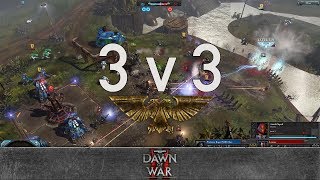 Dawn of War 2  3v3  Ragin Maru  Cornholio  Lomors vs Loneass  Paranoid Kamikaze  E1 [upl. by Keligot]