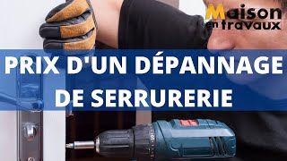 Prix dun dépannage de serrurerie [upl. by Ubana]