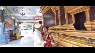 Malaysian Indian Cinematic Wedding Highlight  SathyaRajaletchumiy 16052014 By Golden Dreams [upl. by Adihahs214]