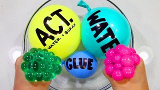 Slime Mixing with Satisfying Stress Mesh Ball amp Balloon Cutting [upl. by Haney526]